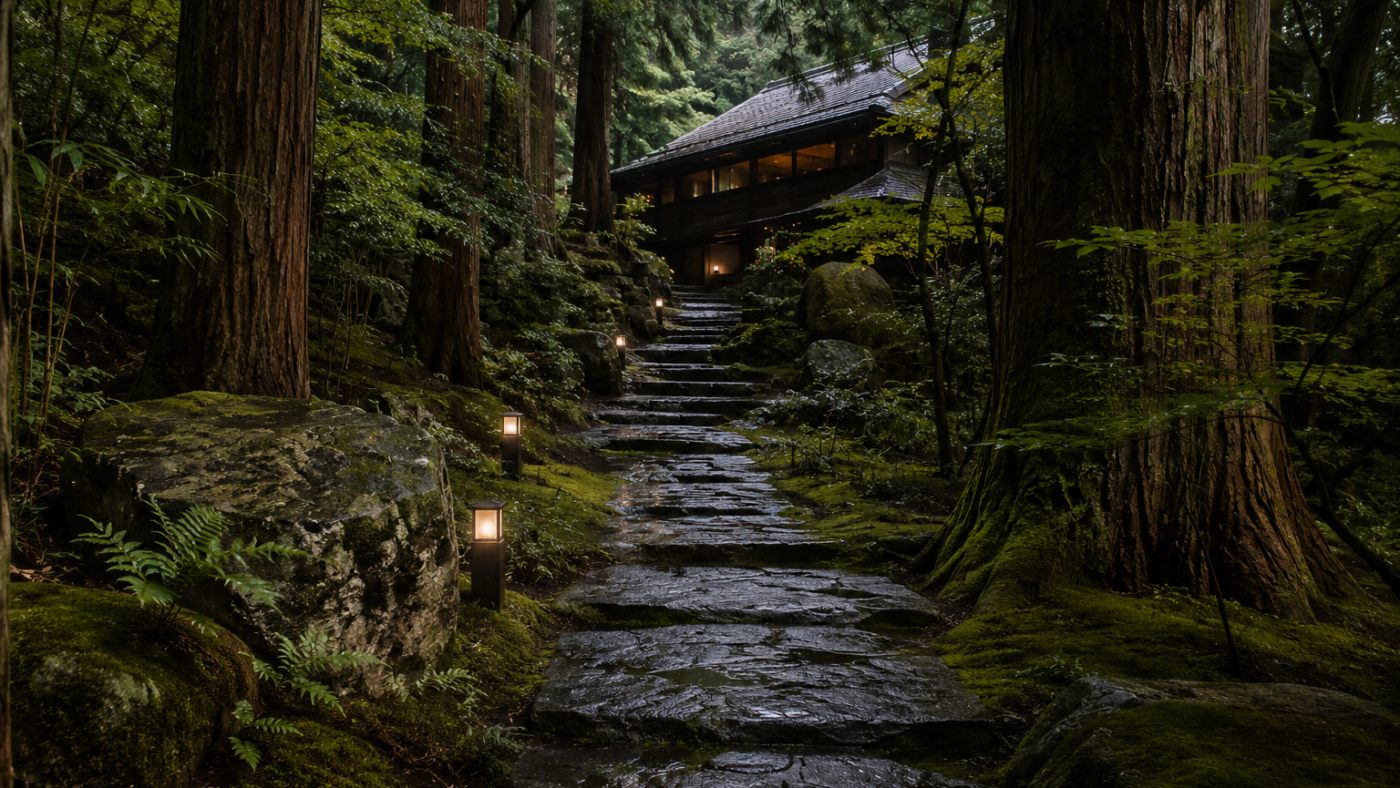 Uma noite no Aman Kyoto