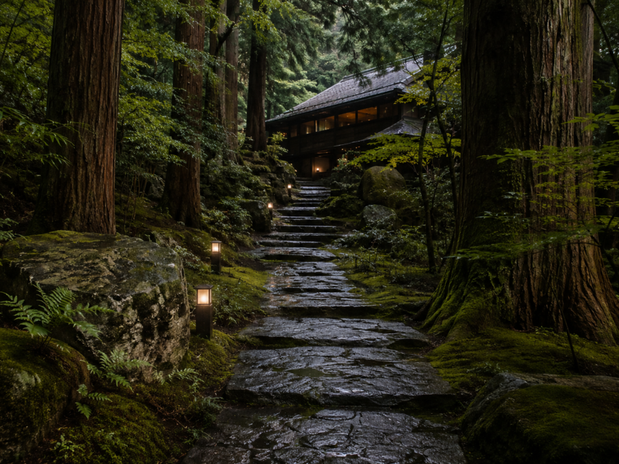 Uma noite no Aman Kyoto