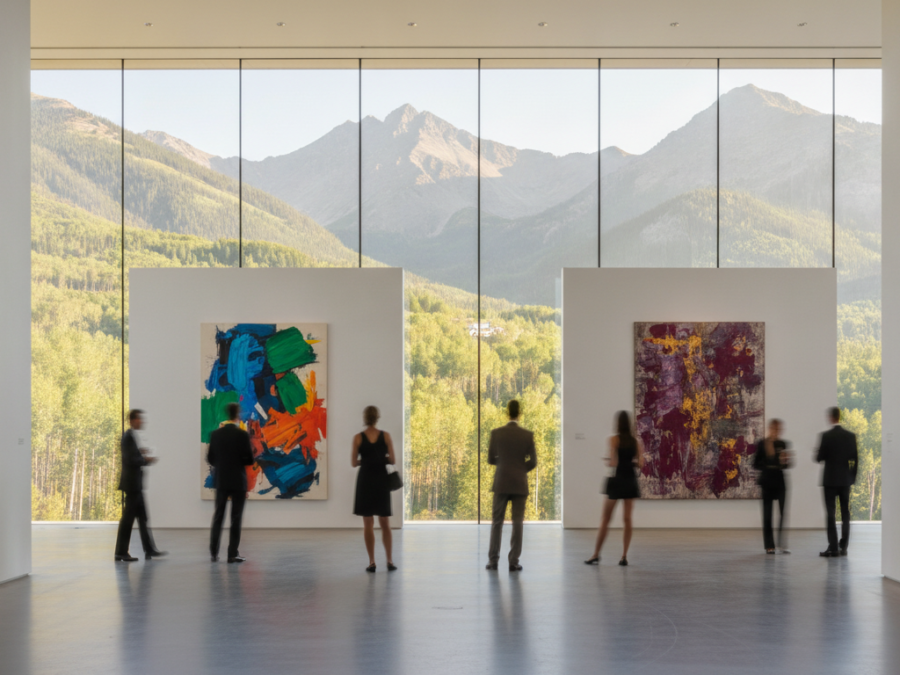 O leilão que financia arte com arte