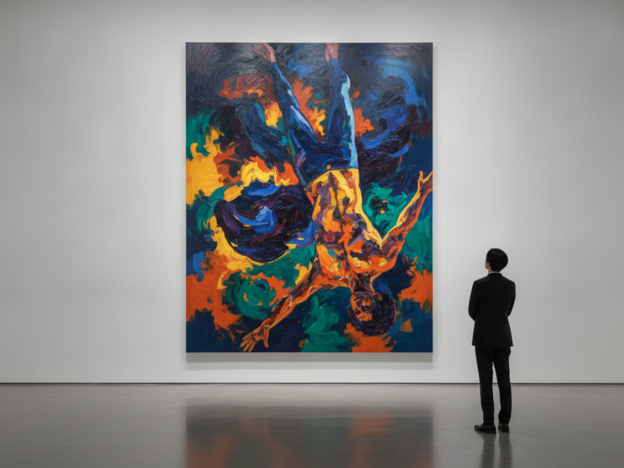 O pintor que virou o mundo de cabeça para baixo