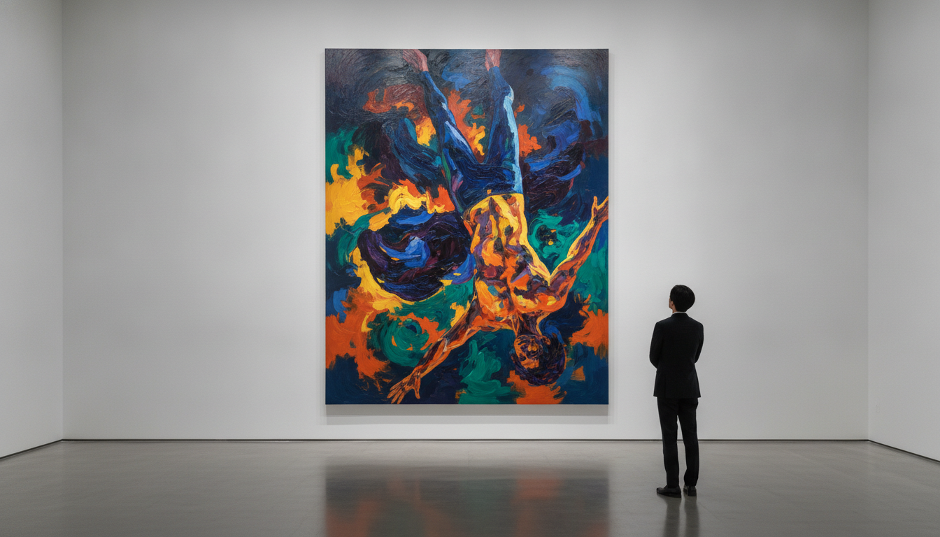 O pintor que virou o mundo de cabeça para baixo