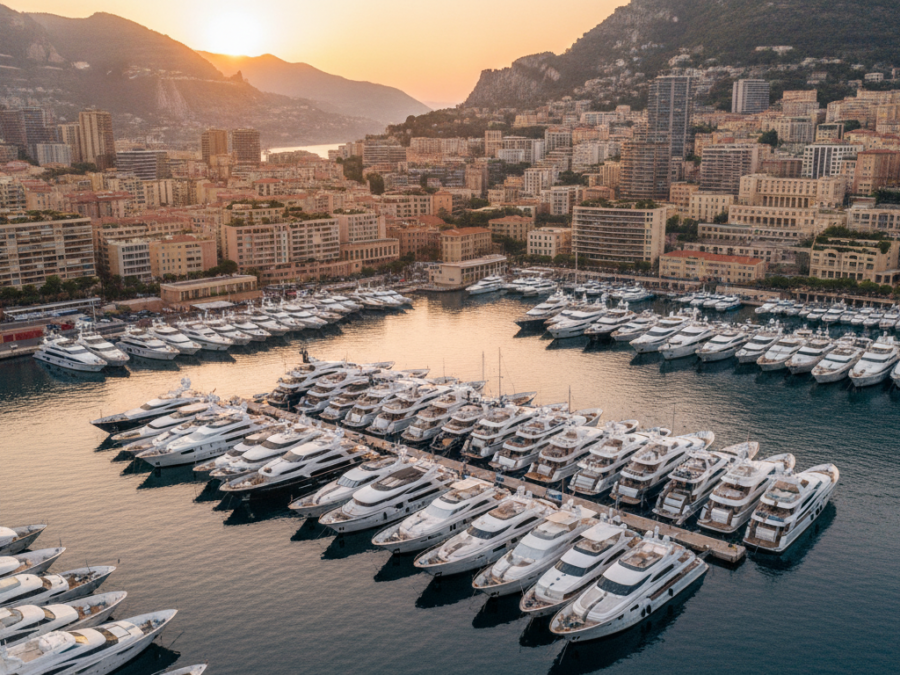 Cento e vinte cascos rumo a Port Hercule
