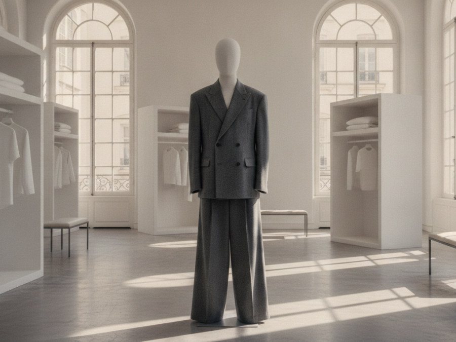 O guarda-roupa moldado em três salas
