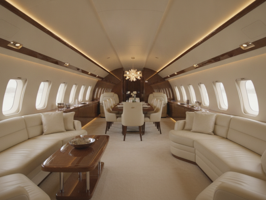 O avião de linha que virou apartamento voador
