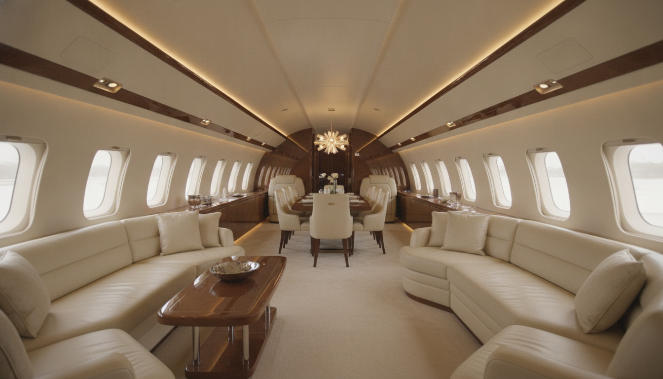 O avião de linha que virou apartamento voador