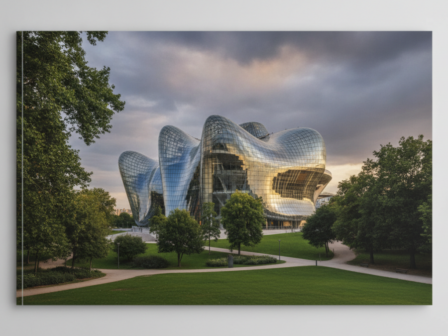 O veleiro de vidro que Gehry ancorou em Paris
