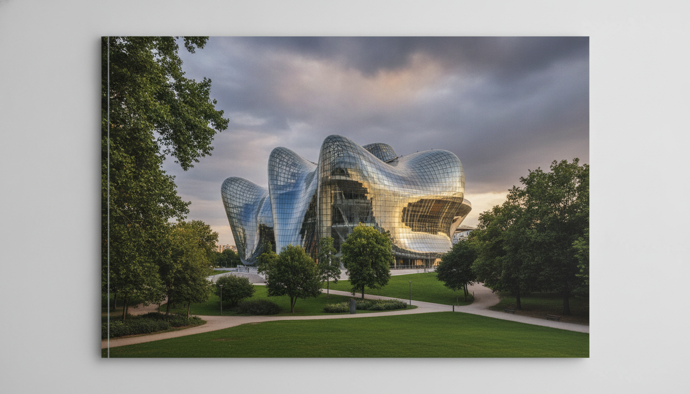 O veleiro de vidro que Gehry ancorou em Paris