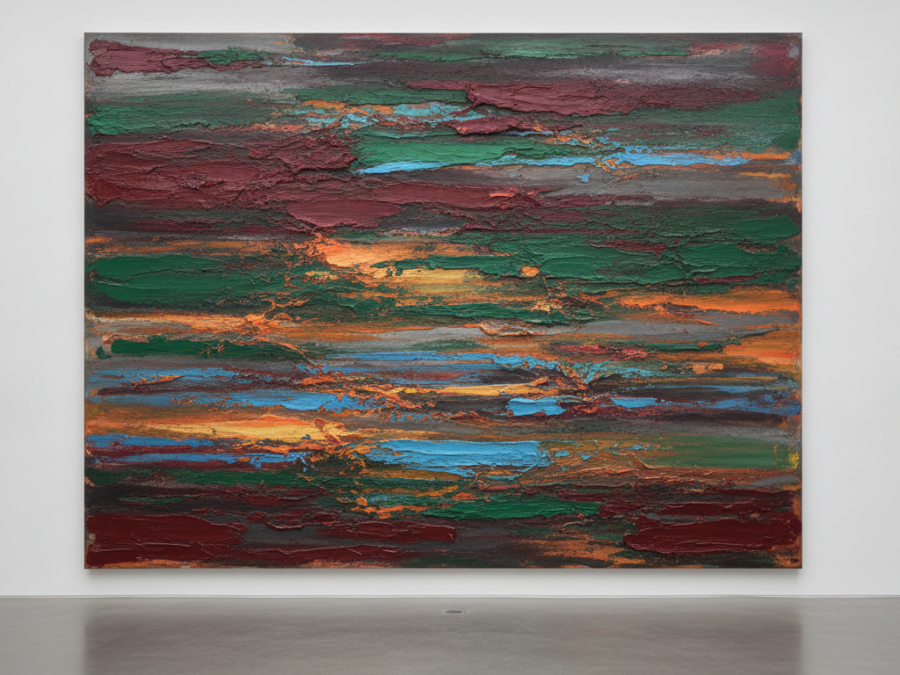 O pintor que borra a própria tela para dizer a verdade