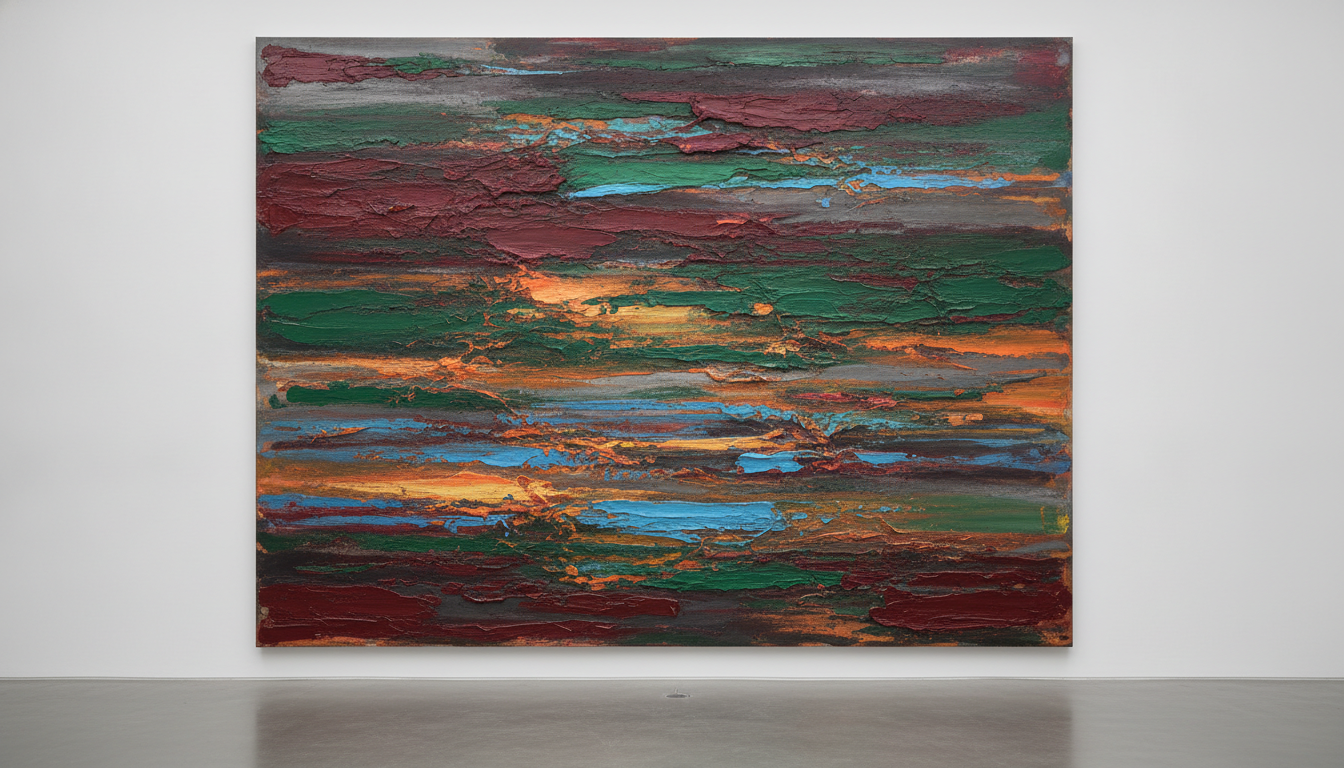 O pintor que borra a própria tela para dizer a verdade