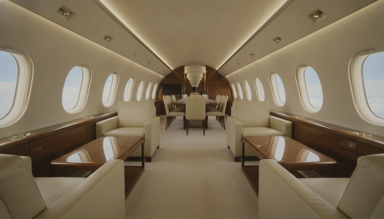 A cabine que atravessa o mundo sem escalas