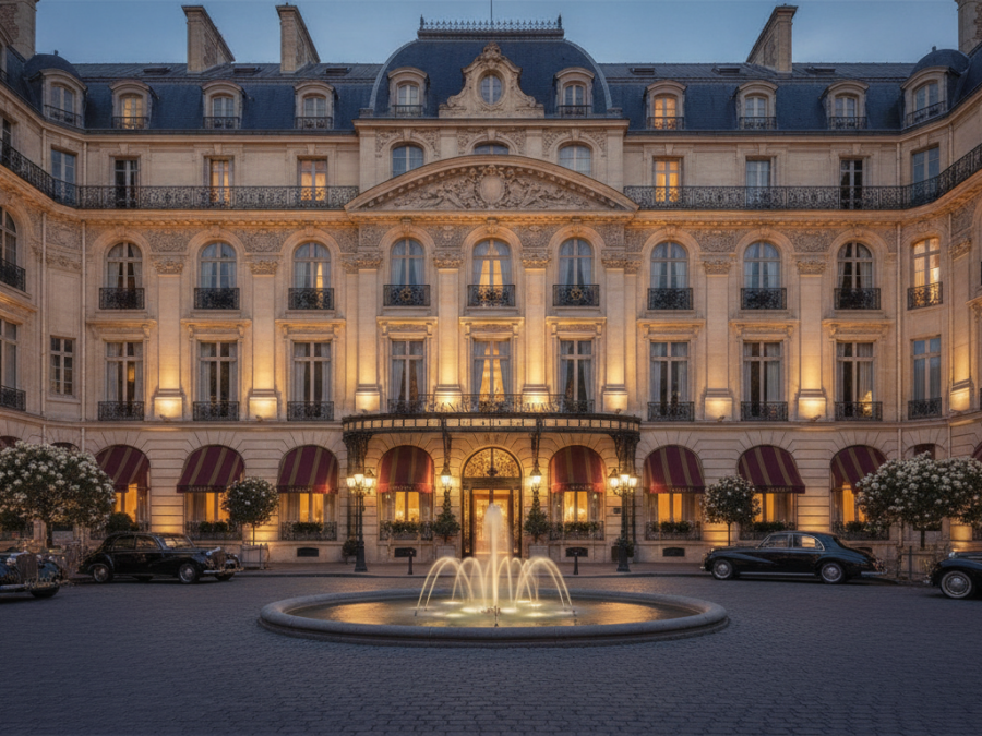 O hotel na praça onde o luxo aprendeu suas maneiras